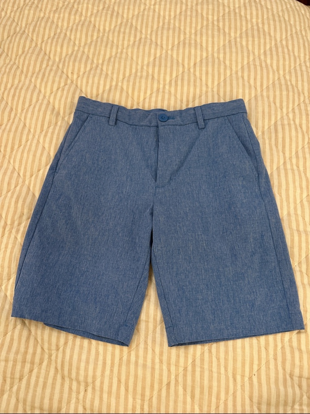 Vineyard Vines Boys Blue plain front performance Shorts